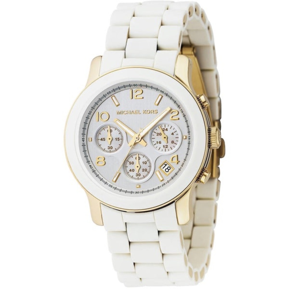 Michael Kors MK5145 White and Gold Watch
